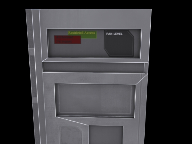 Model and skin for a door.